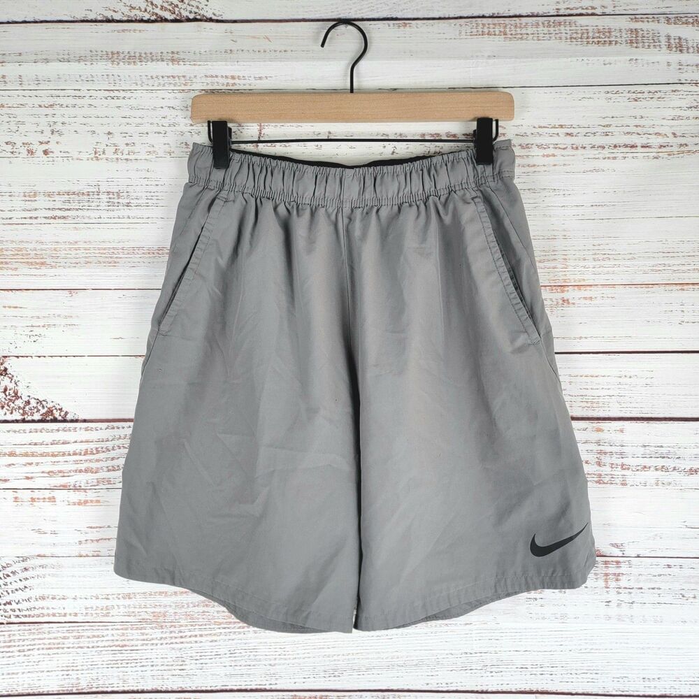 Nike Shorts Men's Size M Gray Flex Woven 2.0 Training Shorts 9" Gym Flow 927526